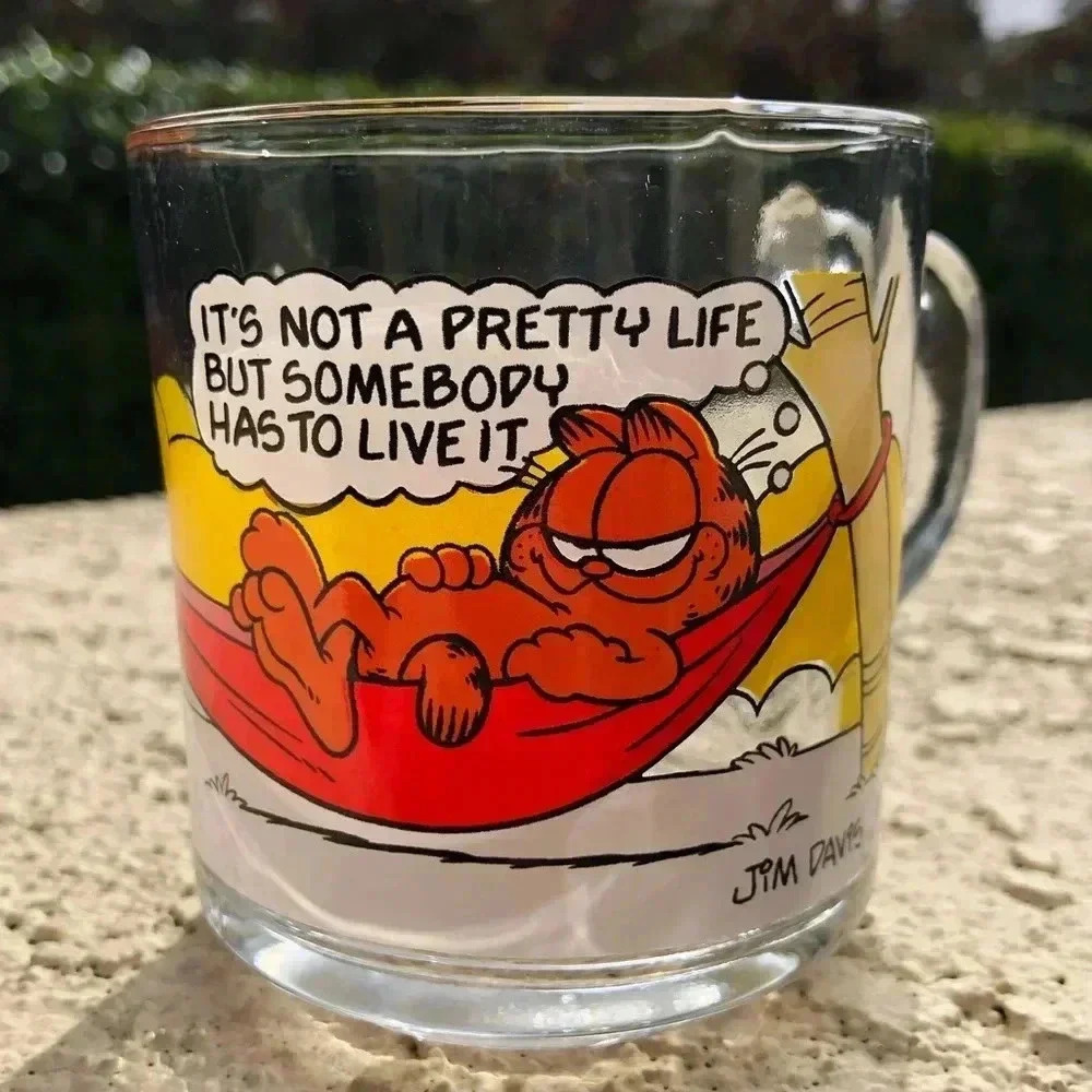 McDonald’s Garfield Glass Mug, 1978